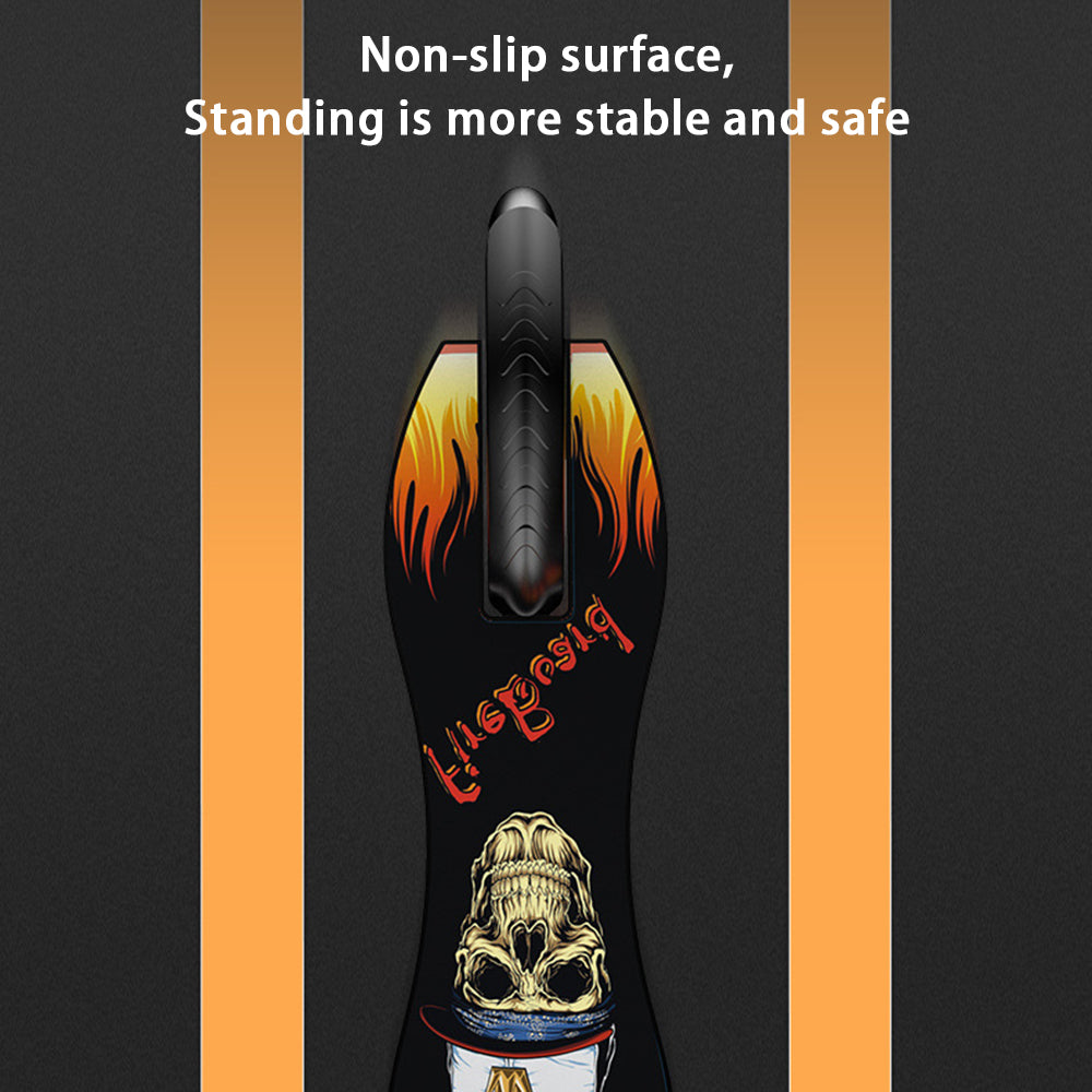 883 Safe Braking 8-Inch Foldable Iron Scooter for Adults (Double Brake Version)