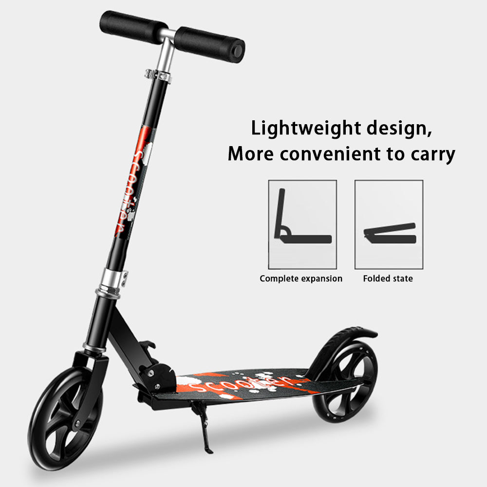 888888 Commuting Foldable Aluminum Alloy Scooter (200 Widened Version)