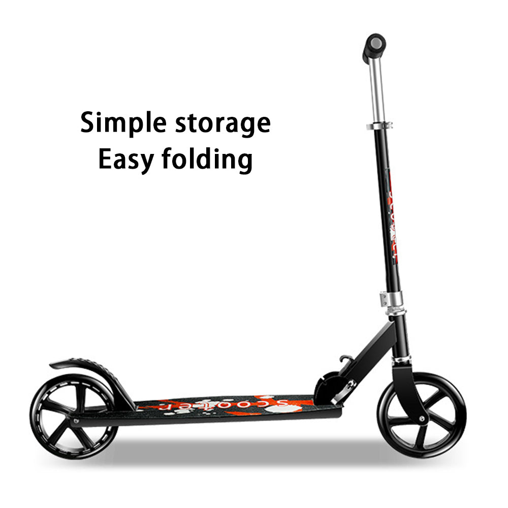 888888 Commuting Foldable Aluminum Alloy Scooter (200 Widened Version)