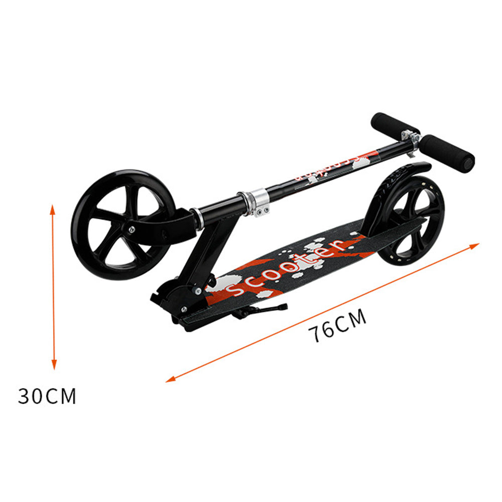 888888 Commuting Foldable Aluminum Alloy Scooter (200 Widened Version)