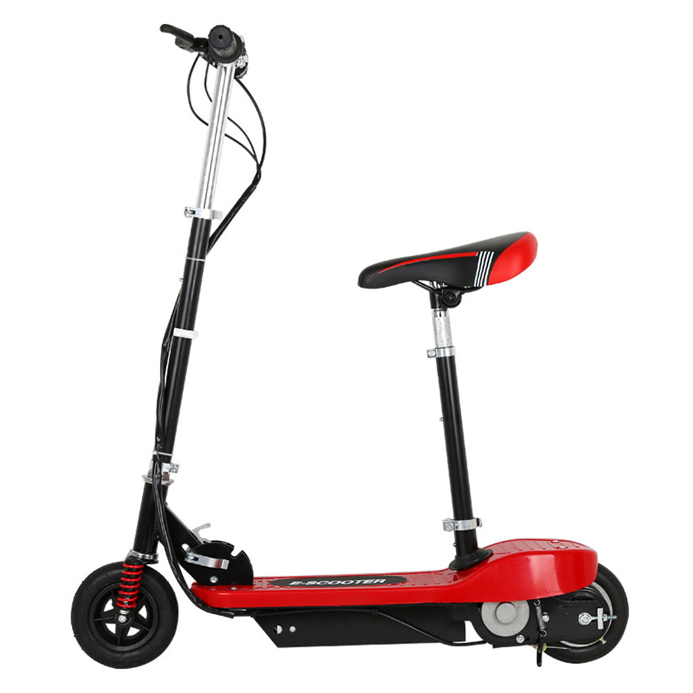 100-240V Shock-absorbing 15km / h Folding Electric Scooter with Anti-explosion Rubber Tire, EU Plug