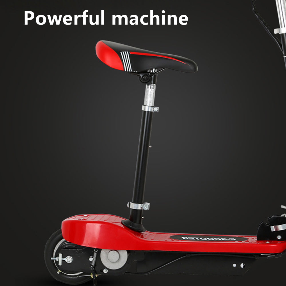 100-240V Shock-absorbing 15km / h Folding Electric Scooter with Anti-explosion Rubber Tire, EU Plug