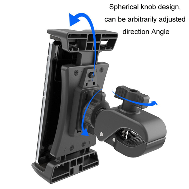 HT-P20 Bike Phone Mount Holder Bicycle Handlebar Clamp for 4.5''-12.9'' Phones Tablets