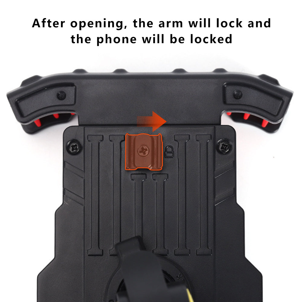 DD-11 Bike Phone Holder Anti-Drop Motorcycle Phone Mount Scooter Phone Clip for 4.7-7 inch Devices