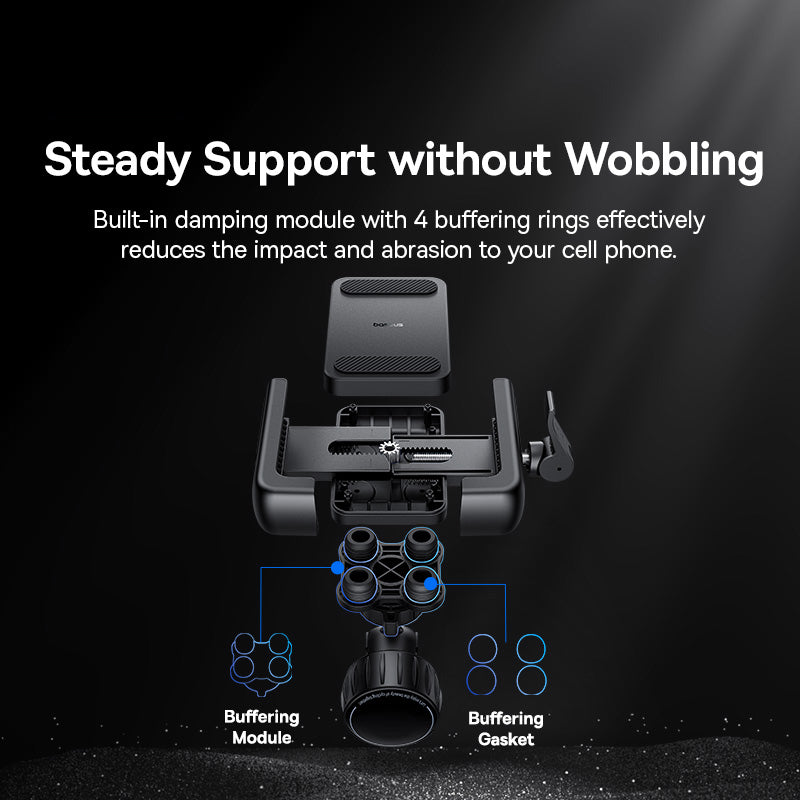 BASEUS GoTrip Series Anti-shake Design Bike Phone Mount for 5.7-7.2 Inch Phones