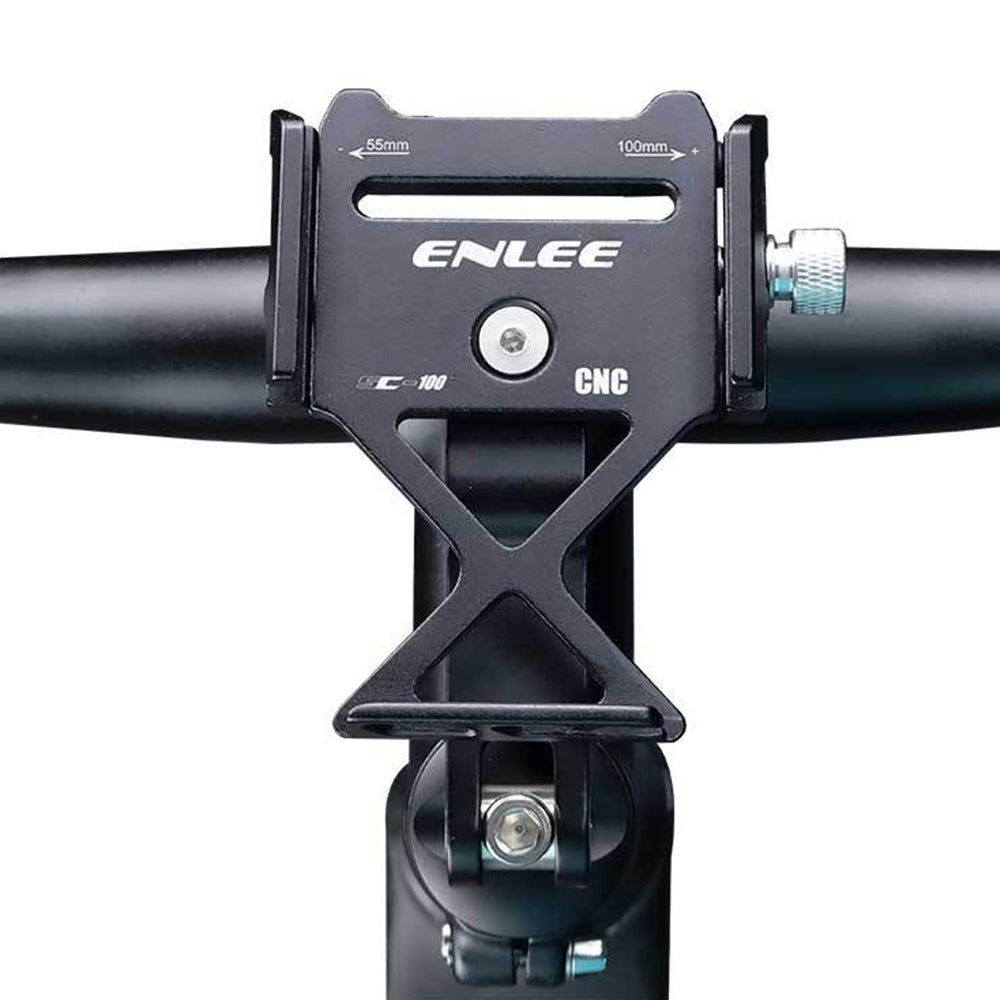ENLEE SC-100 MTB Road Bicycle Handlebar Stem Phone Holder Aluminum Alloy Bike Phone Stand