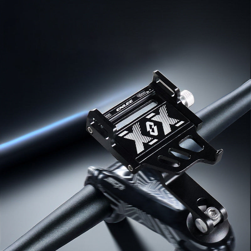 ENLEE Aluminum Alloy Bicycle Handlebar Stem Phone Holder Stand (Rotation Design)