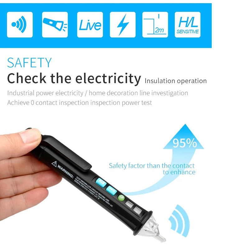 MESTEK AC10 Multi-function Cable Voltage Detection Smart Electric Tester Pen