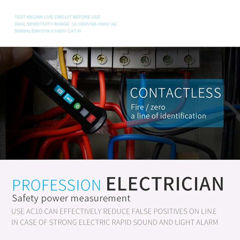 MESTEK AC10 Multi-function Cable Voltage Detection Smart Electric Tester Pen