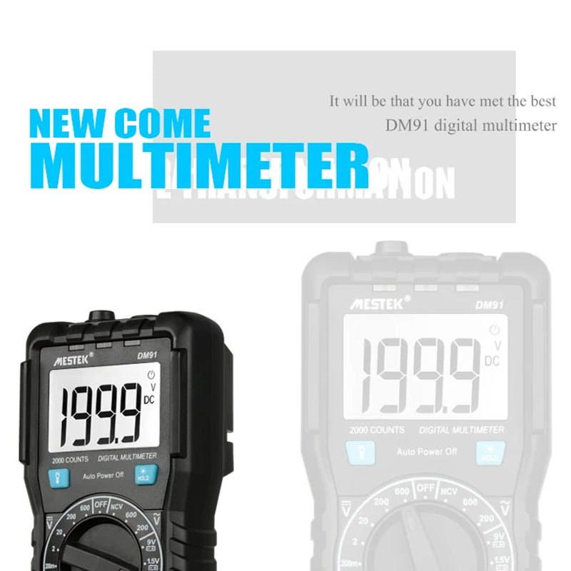 MESTEK DM91 1999 Count High Precision Digital Multimeter AC / DC Voltmeter
