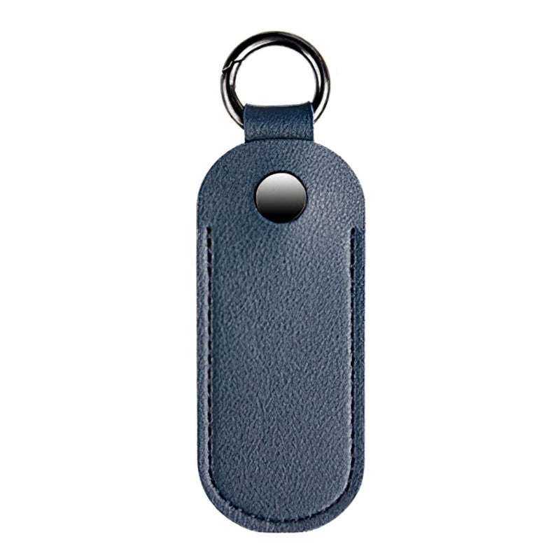 PU Leather U-disk Memory Card Storage Bag Anti-lost Protective Cover with Keyring