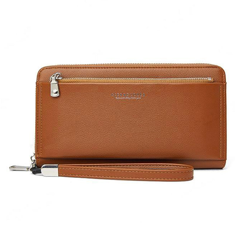 PIERRE LOUES PL815-25 Women Long Wallet PU Leather Phone Storage Clutch Bag