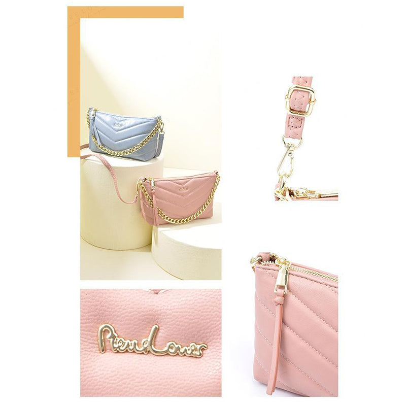 PIERRE LOUES PL782-3 Stylish Under Arm Bag PU Leather Women Crossbody Bag