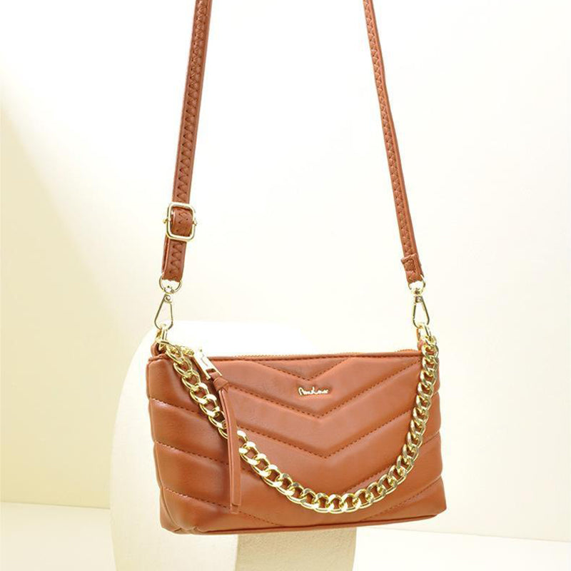 PIERRE LOUES PL782-3 Stylish Under Arm Bag PU Leather Women Crossbody Bag