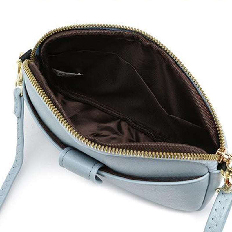 FOREVER YOUNG PL614-64 PU Leather Crossbody Bag Solid Color Women Shoulder Bag