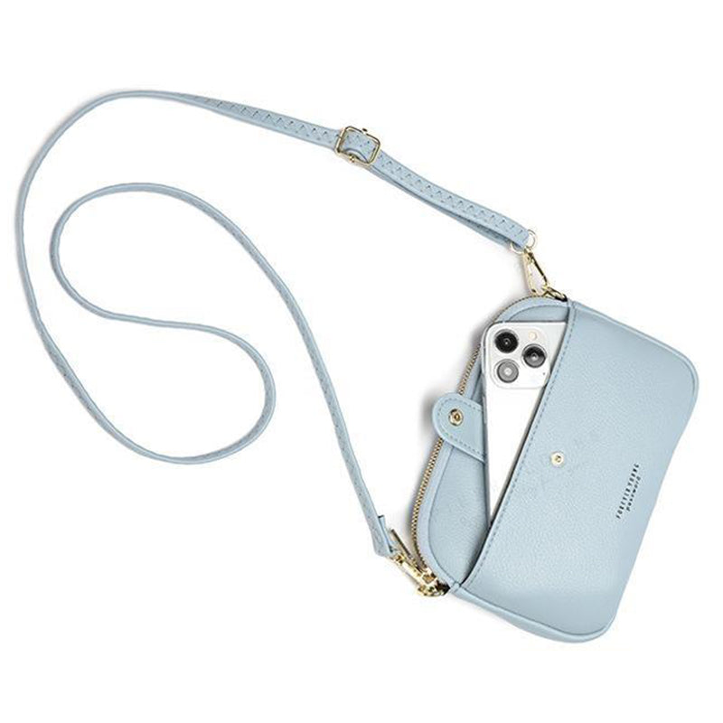 FOREVER YOUNG PL614-64 PU Leather Crossbody Bag Solid Color Women Shoulder Bag