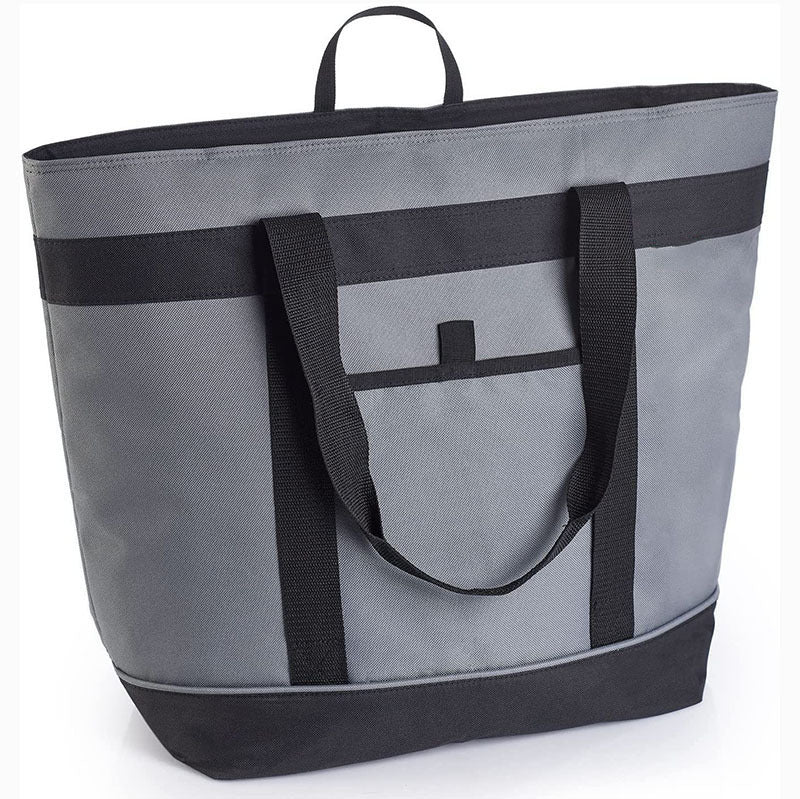 Large Capacity Insulated Lunch Tote Bag Picnic Single Shoulder Cooler Bag