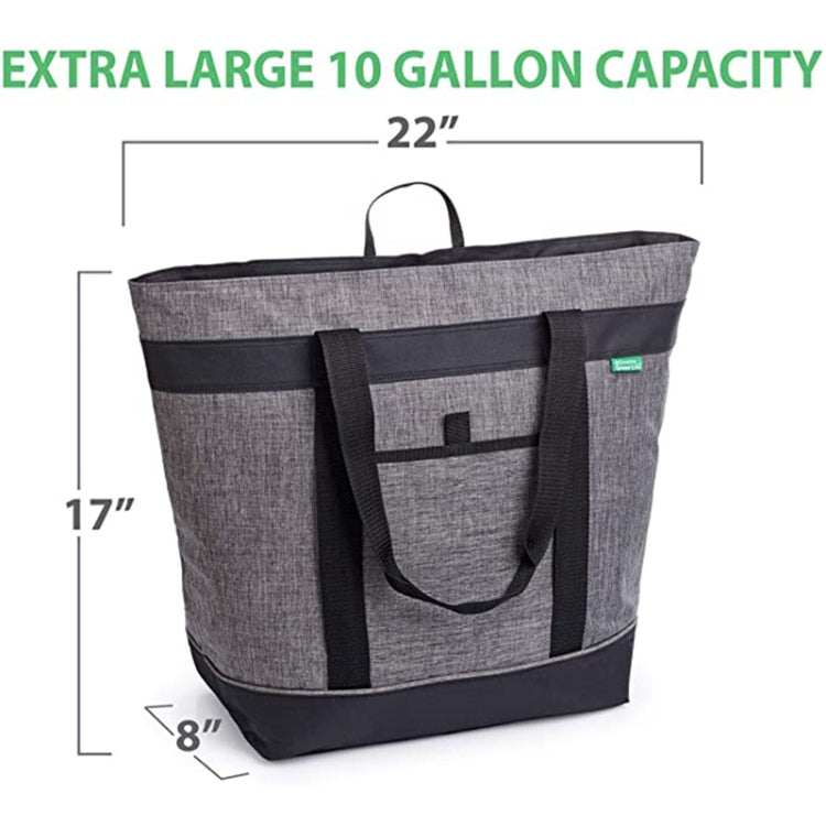 Large Capacity Insulated Lunch Tote Bag Picnic Single Shoulder Cooler Bag
