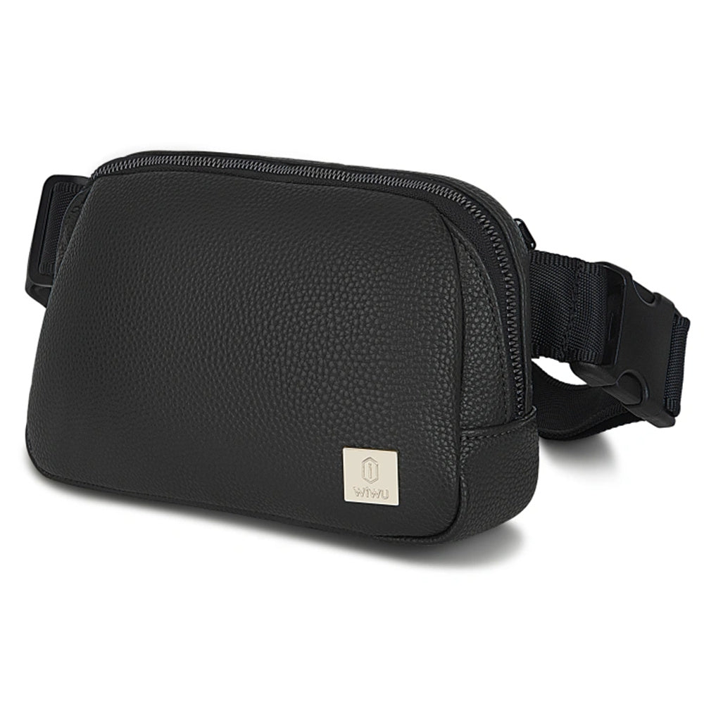 WIWU LULU Unisex Single Shoulder Bag Casual PU Leather Crossbody Bag