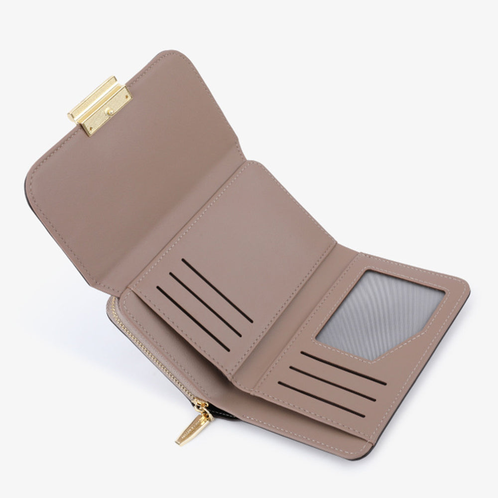 TAILIAN T2713-030 Crocodile Texture Women Wallet PU Leather Zipper Pocket Clutch Bag