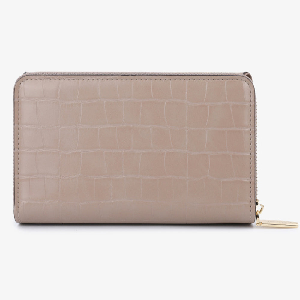 TAILIAN T2713-030 Crocodile Texture Women Wallet PU Leather Zipper Pocket Clutch Bag