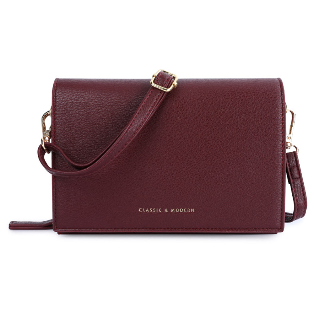 TAILIAN TC5109-003 Crossbody Phone Bag Vintage Leather Phone Purses Wallet Shoulder Bag