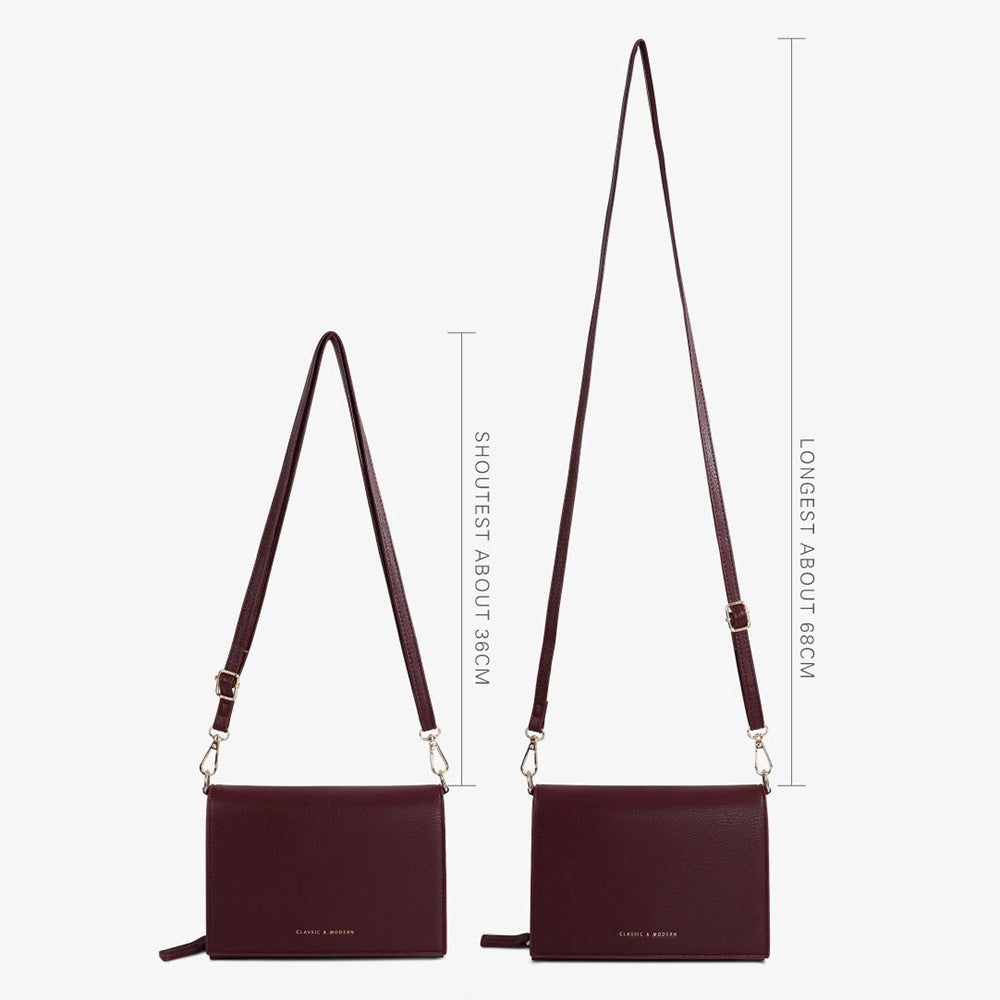 TAILIAN TC5109-003 Crossbody Phone Bag Vintage Leather Phone Purses Wallet Shoulder Bag