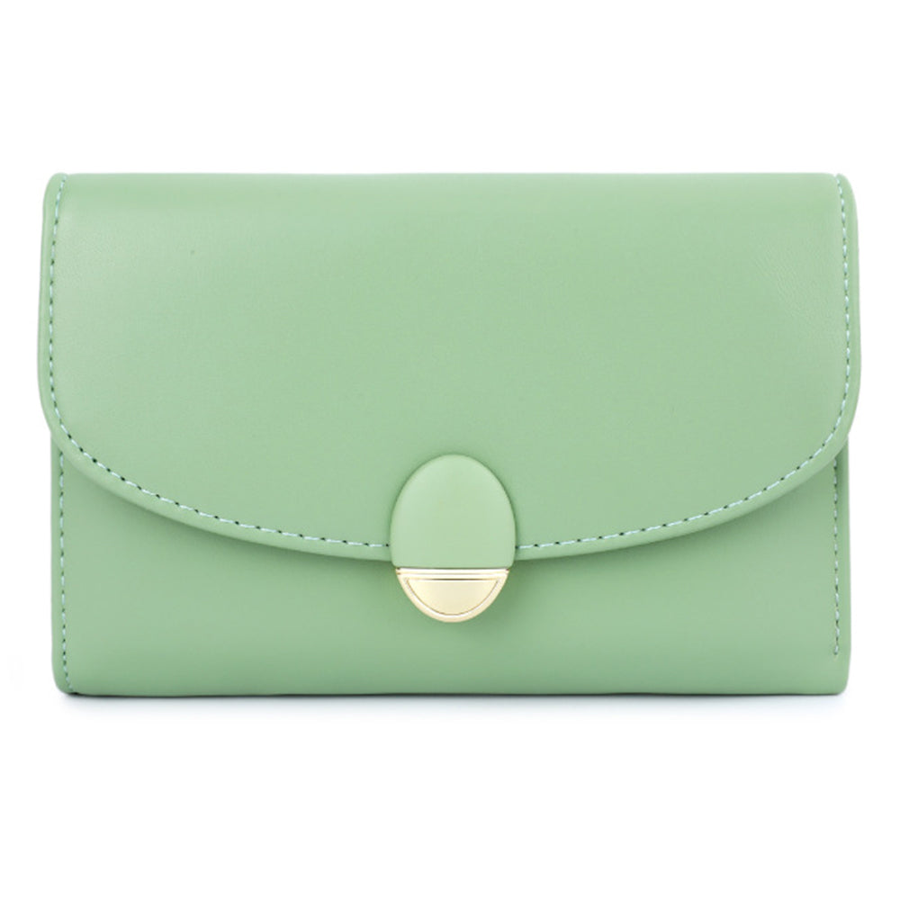 TAILIAN T6223-028 PU Leather Wallet Women Card Cash Holder Folding Purse