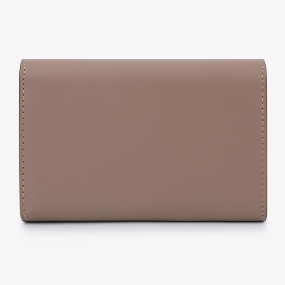 TAILIAN T6223-005 Stylish PU Leather Women Wallet Card Cash Holder Folding Purse - Red