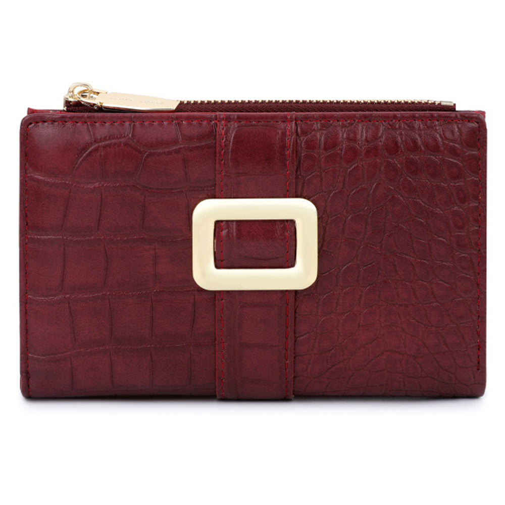 TAILIAN T2607-029 Crocodile Texture PU Leather Women Wallet with Zipper Pocket