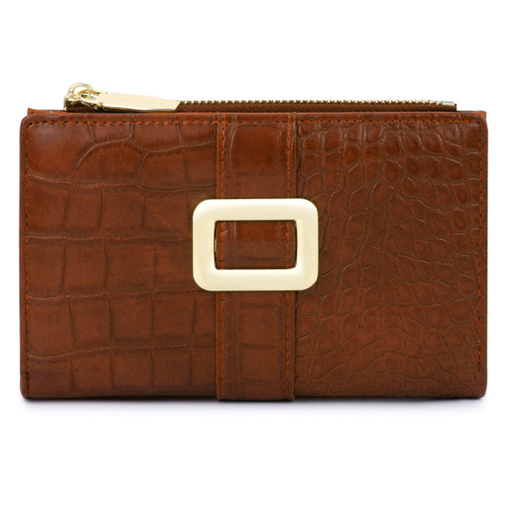TAILIAN T2607-029 Crocodile Texture PU Leather Women Wallet with Zipper Pocket