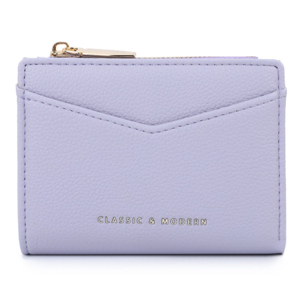 TAILIAN T2051-006 Litchi Texture PU Leather Women Short Wallet Folding Purse