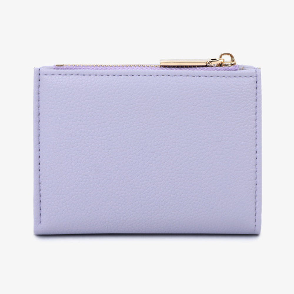 TAILIAN T2051-006 Litchi Texture PU Leather Women Short Wallet Folding Purse
