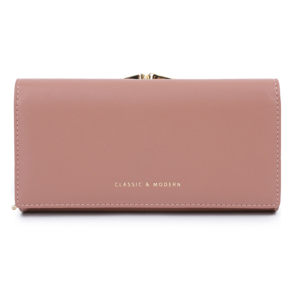 TAILIAN T8703-001 Women's Wallet PU Leather Girls Clutch Bag with Magnetic Buckle