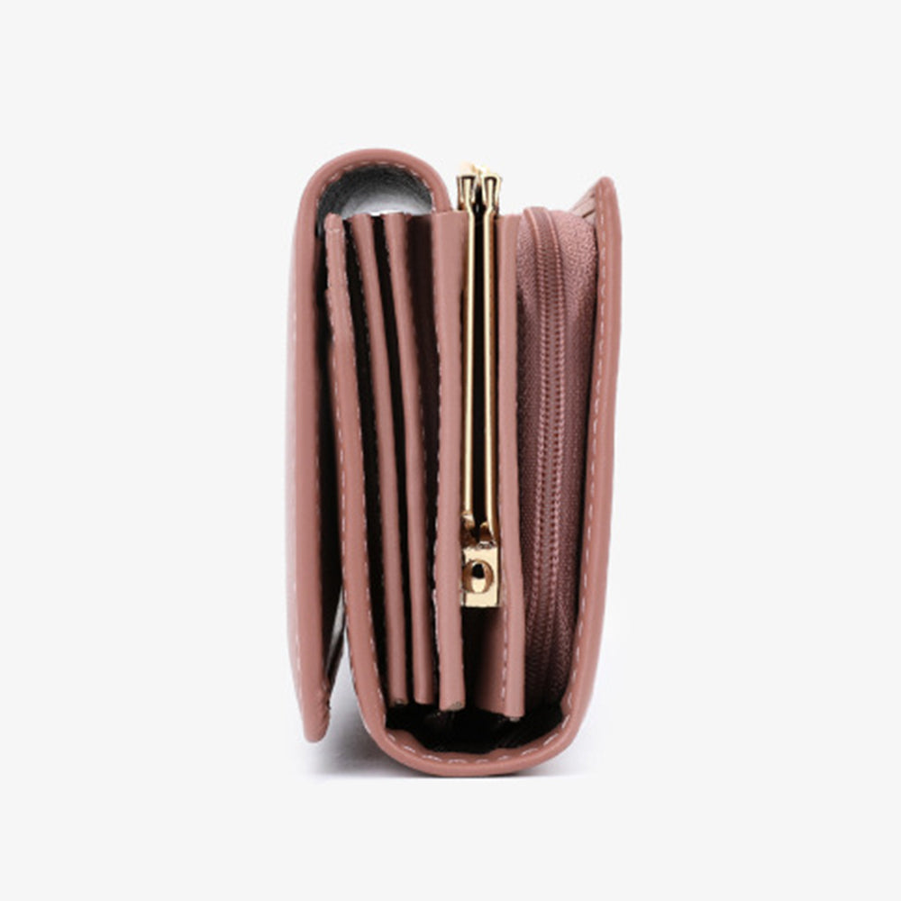 TAILIAN T8703-001 Women's Wallet PU Leather Girls Clutch Bag with Magnetic Buckle