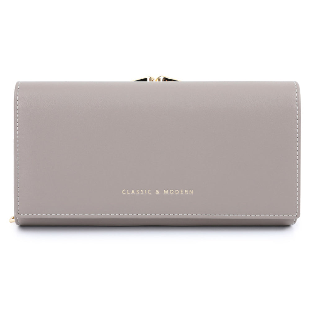 TAILIAN T8703-001 Women's Wallet PU Leather Girls Clutch Bag with Magnetic Buckle