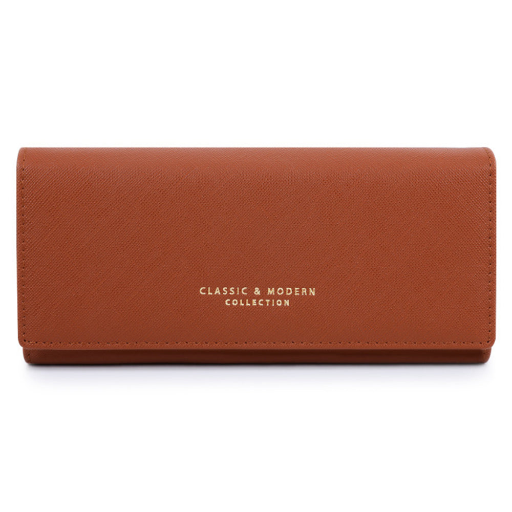TAILIAN T5540-001 Women's Wallet Cross Texture PU Leather Coin Purse Bag