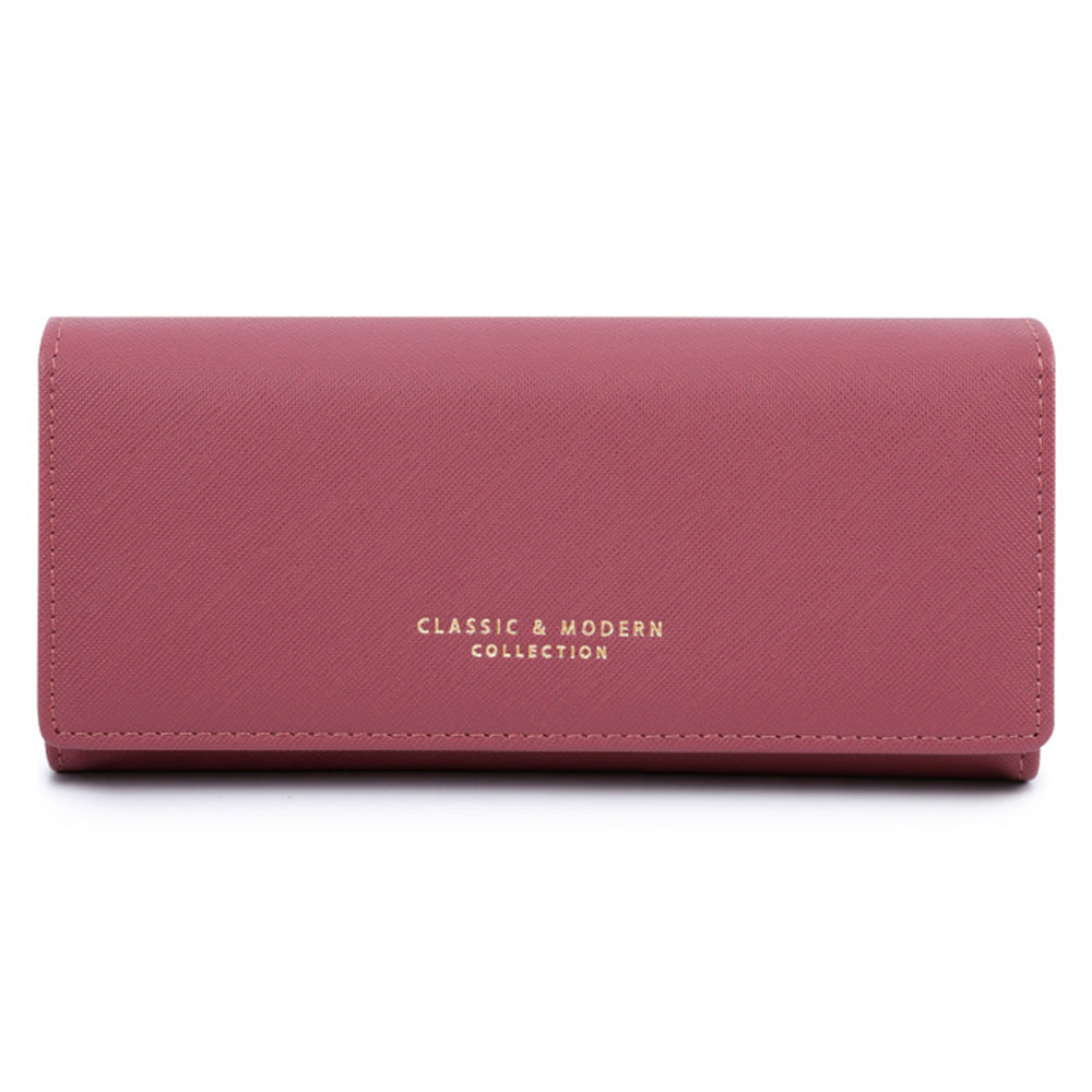TAILIAN T5540-001 Women's Wallet Cross Texture PU Leather Coin Purse Bag
