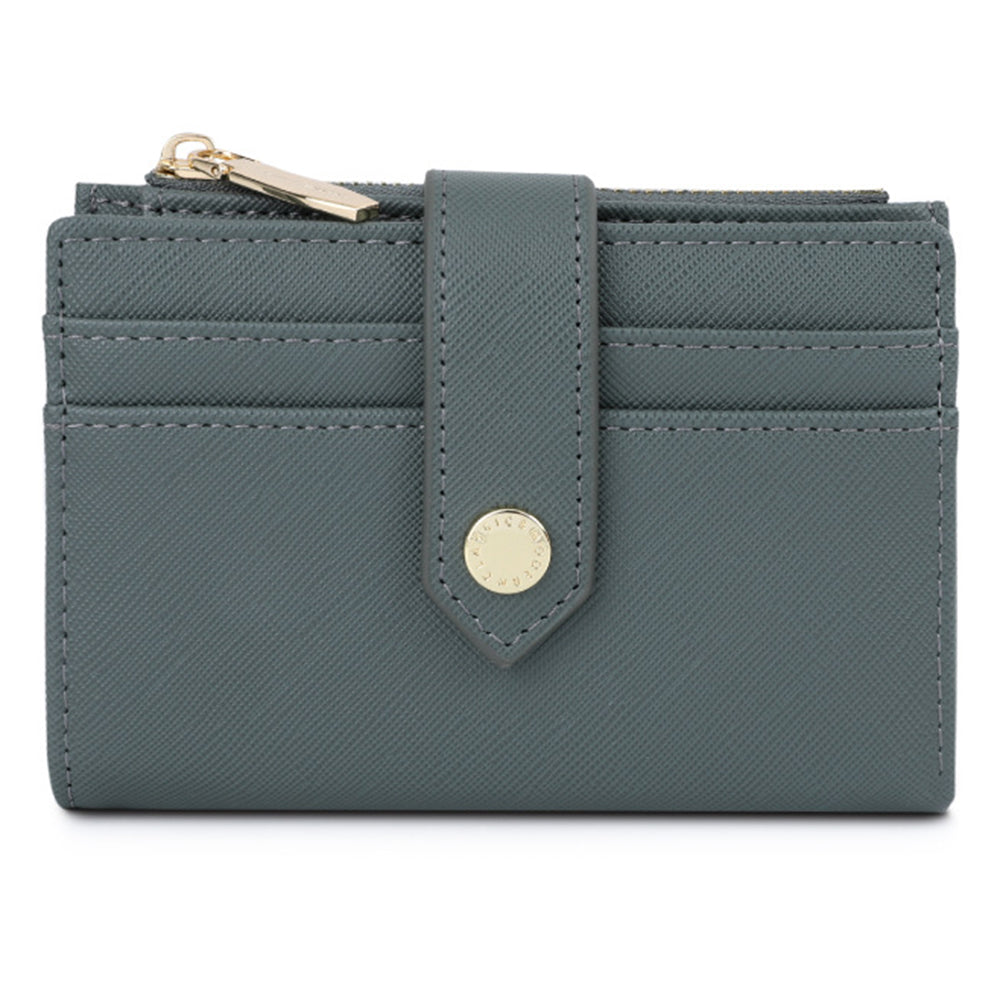 TAILIAN T2602-342 Women Small Purse Wallets Zipper Pocket Shorts Cash Multi-Slots Gifts