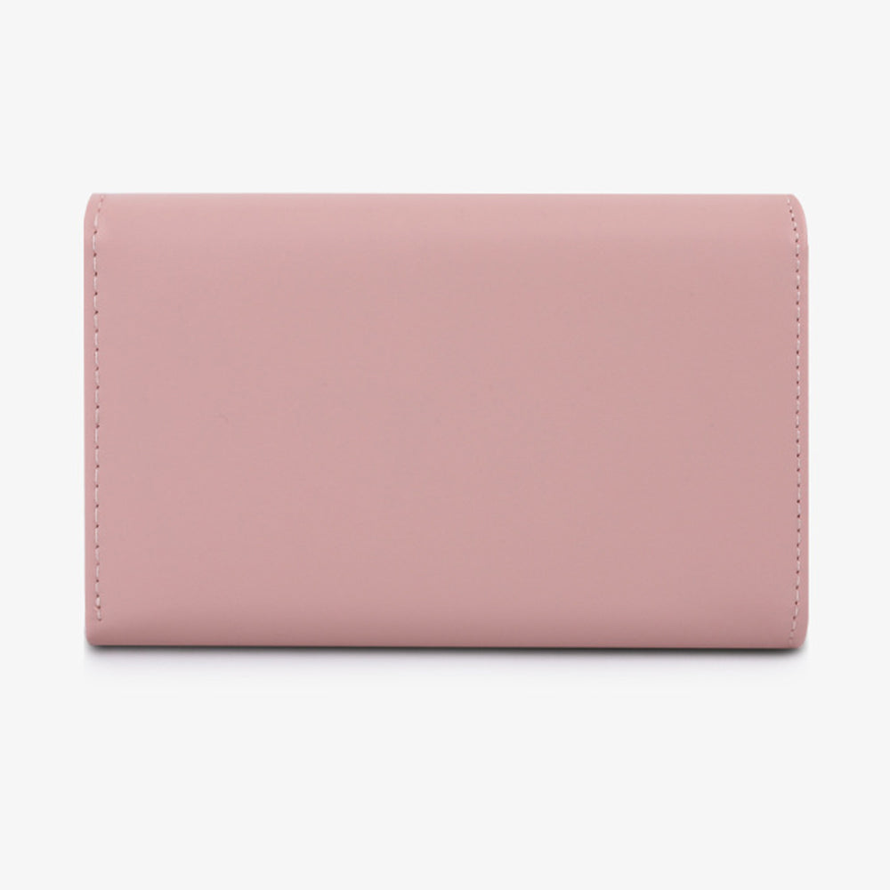 TAILIAN T6223-041 Foldable Short Wallet Trifold Leather Pocket Purse Card Holder