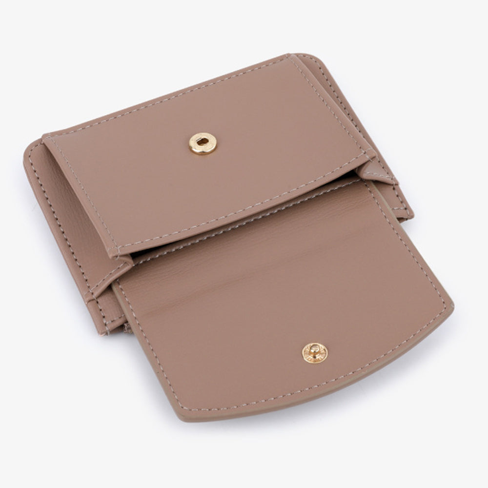 TAILIAN TB149-001 Small Wallet Zipper Card Holder Coin Changes Purse with Keychain