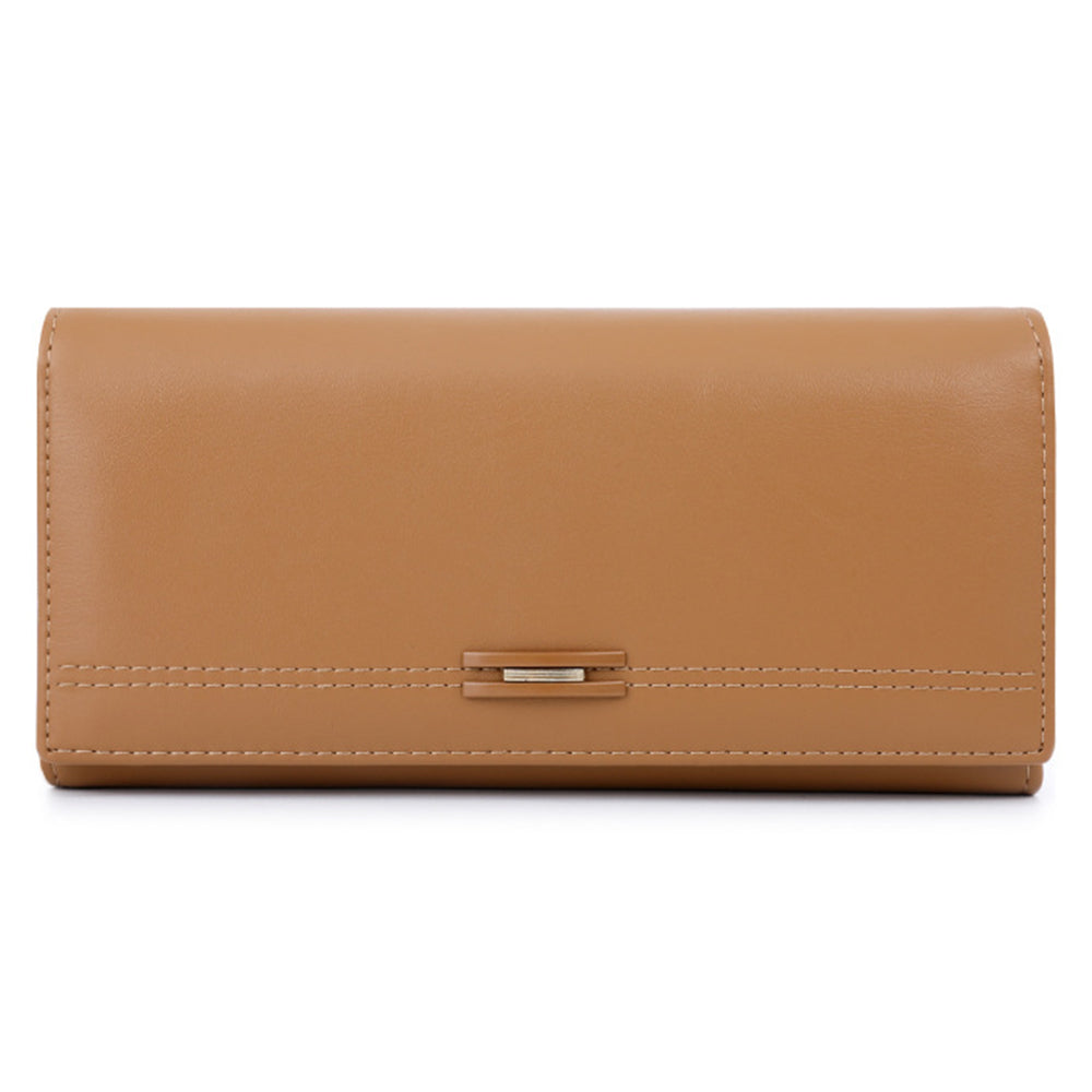 TAILIAN T8603-001 Women Wallet Zipper Pocket PU Leather Purse with Magnetic Buckle