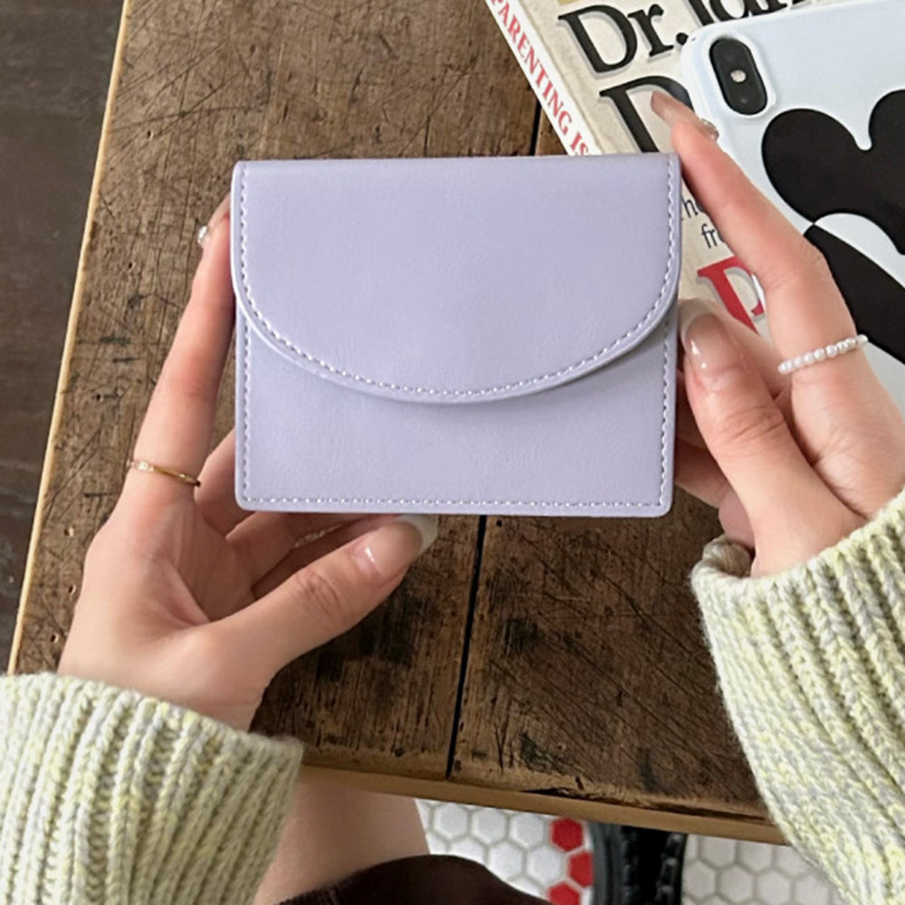TAILIAN TB142-002 Women Wallet Solid Color PU Leather Small Coin Purse