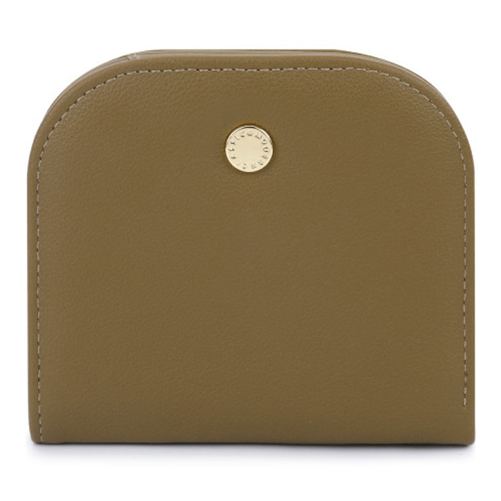 TAILIAN T2052-001 Mini Women Purse Semicircle Solid Color Girl Cash Wallet
