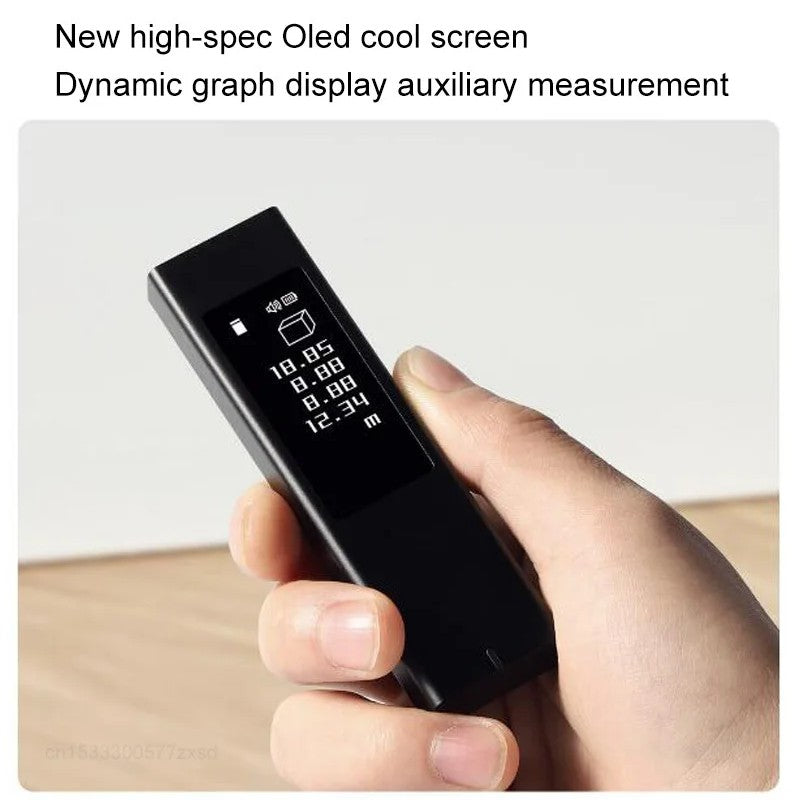 XIAOMI YOUPIN DUKA LS5 Laser Rangefinder Distance Meter OLED Touch Screen 40M Electronic Digital Ruler