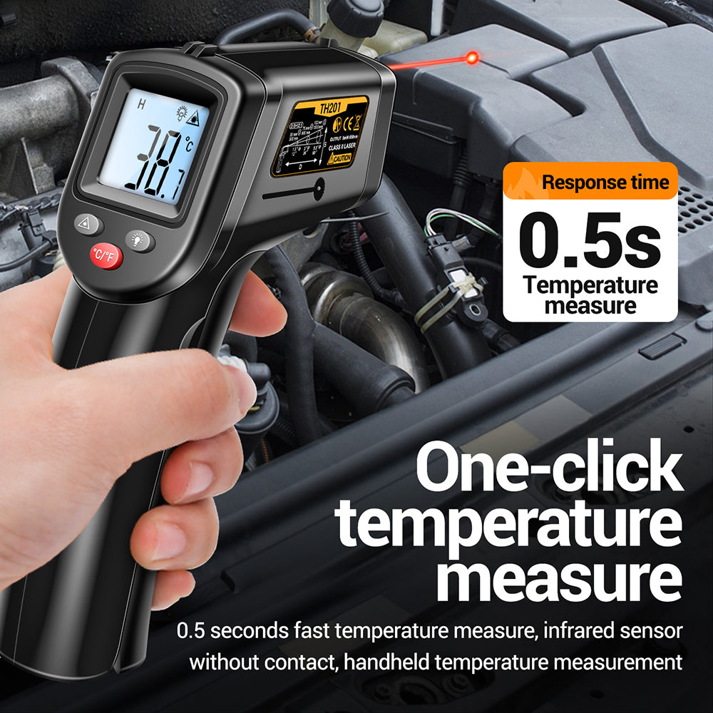 ANENG TH201 Handheld Thermometer LCD Digital IR laser Sensor Temperature Tester