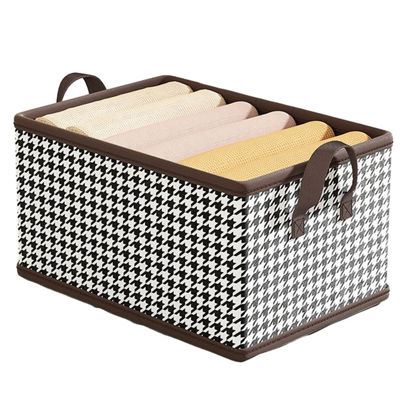 50x30x26CM Storage Box Non-Woven+PP Board Foldable Closet Organizer Bin