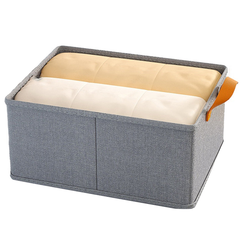 JJTZ 50 x 44 x 32cm Cationic PP Board Cloth Storage Box Closet Organizer with Two Handles