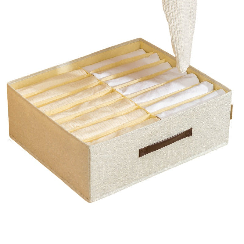 14 Cells Oxford Cloth Organizer Bin Closet Drawer Underwear Socks Storage Box
