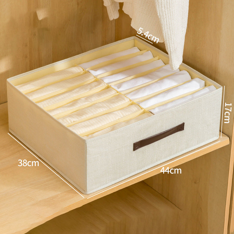 14 Cells Oxford Cloth Organizer Bin Closet Drawer Underwear Socks Storage Box